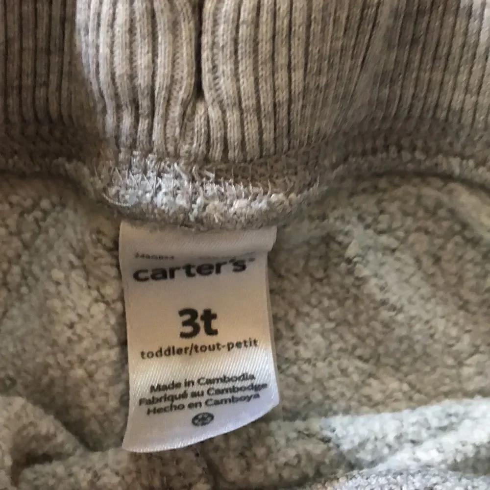 Camo sweats by Carter’s drawstring Comfy cotton. No trip jogger cuffs. Outdoors